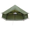 vidaXL Tipi stan 12-miestny Olivovo zelená Polyester a oceľ