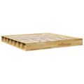 VidaXL Rám postele bez matraca 180x200 cm Dub z masívneho dreva