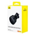 Bezdrôtový nabíjací držiak do auta Baseus MagPro 15W (čierny)