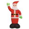 vidaXL Vianočný nafukovací Santa Claus s LED diódami 820 cm