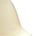 3086054 vidaXL Swivel Dining Chairs 4 pcs Cream Fabric (2x333467)