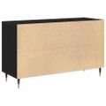vidaXL Servírovacia skriňa Čierny dub 100 x 36 x 60 cm
