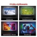 LED ambientné RGB osvetlenie GoSmart EMOS ZTV75 za TV 75" (189 cm)