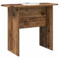 vidaXL Konzolový stôl Staré drevo 93 x 40 x 75 cm Kompozitné drevo