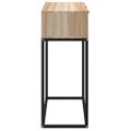 vidaXL Konzolový stolík 80x30x75 cm spracované drevo a železo
