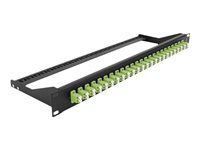19" Fibre Patch Panel 24 portov LC Duplex