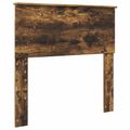 vidaXL Rám postele Dymová dub 90 x 190 cm Kompozitné drevo