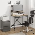 vidaXL Stôl dub sonoma 80x50x90 cm spracované drevo a železo