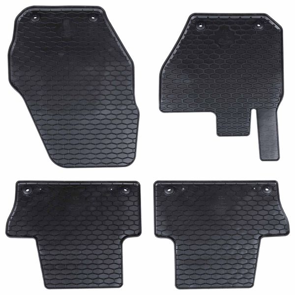 vidaXL Autokoberec 4 pcs Čierny vhodné pre VOLVO XC60 2009-2017 Guma