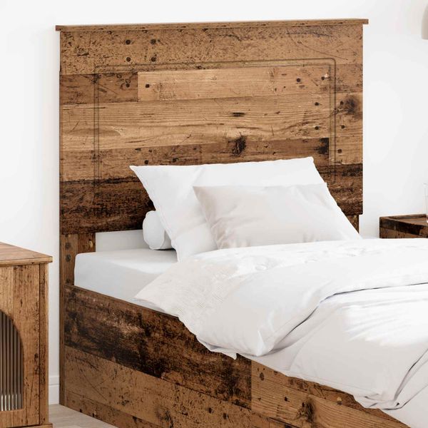 vidaXL Zadné čelo Staré drevo 100 cm Konštruované drevo