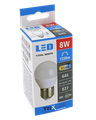 LED žiarovka 8W E27 G45 Trixline studená biela