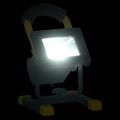 vidaXL Nabíjateľný LED reflektor s rukoväťou 20 W studené biele svetlo