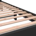 vidaXL Posteľný rám čierny 180x200 cm kompozitné drevo a kov