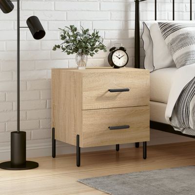 vidaXL Nočný stolík dub sonoma 40x35x47,5 cm kompozitné drevo