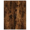 vidaXL Vysoká skrinka dymový dub 69,5x34x180 cm spracované drevo