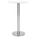 vidaXL Noha pre bistro stôl strieborná Ø45x107 cm nehrdzavejúca oceľ