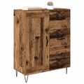 vidaXL Servírovacia skriňa so zásuvkou Staré drevo 69,5 x 34 x 90 cm