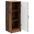 vidaXL Servírovacia skriňa Staré drevo 33 x 34,5 x 87 cm
