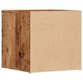 vidaXL Box Zásuvka Old Wood 40,5x40x40 cm Engineered Wood