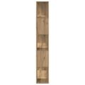vidaXL Zostava TV skriniek 80 x 24 x 156 cm Hnedá Kompozitné drevo