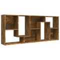 vidaXL Knižnica dymový dub 67x24x161 cm spracované drevo