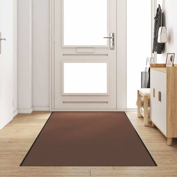 vidaXL Rohož Hnedá a čierna 120 x 350 cm 100% polyamid