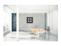 Montážna sada (magnetické upevnenie) - pre tablet - technológia Magnetix - čierna - montážne rozhranie: 100 x 100 mm - pripevniteľný na sklo