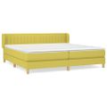 vidaXL Boxspring posteľ s matracom zelená 200x200 cm látka