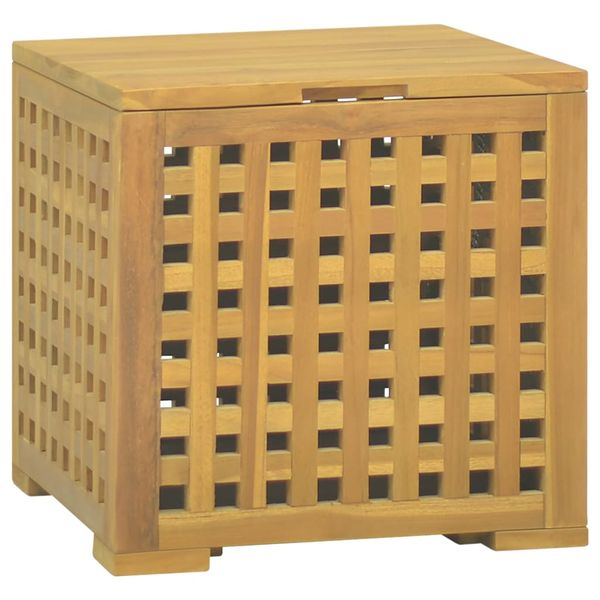 vidaXL Box na laná 40x40x40 cm masívne teakové drevo