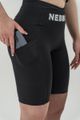 Dámske šortky Biker High Waist Gym Therapy Black - NEBBIA