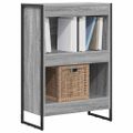 vidaXL Knižnica 60 x 30 x 86,5 cm Kompozitné drevo Sivý Sonoma