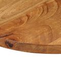 vidaXL Stolová doska Ø 70x3,8 cm okrúhla masívne mangovníkové drevo