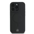 Puzdro Mercedes pre iPhone 16 Pro Max 6,9" MEHMP16X23RCMK Tvrdé puzdro Hladká koža MagSafe čierna