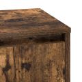 vidaXL Nočný stolík 2 ks Dymová dub 39 x 34,5 x 50 cm Kompozitné drevo