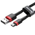 Baseus Cafule Micro USB kábel 2A 3 m (čierny+červený)