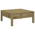 vidaXL 5-dielna záhradná súprava pohoviek s vankúšmi impregn. borovica