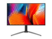 OLED monitor - hranie hier - 26,5" - 2560 x 1440 QHD @ 240 Hz - 400 cd/m² - 1500000:1 - DisplayHDR 400 - 0,03 ms - 2xHDMI, DisplayPort - reproduktory - šedá