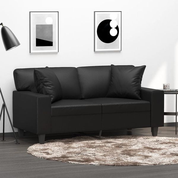 vidaXL Dekoratívne vankúše 4 ks čierne 40x40 cm látka