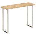 vidaXL Konzolový stolík so živou hranou 105x33x76cm mangovníkový masív