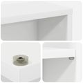 vidaXL CD Skrinka 2 ks Biela 33 x 23,5 x 97,5 cm Kompozitné drevo