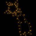 vidaXL Vianočné osvetlenie silueta padajúcej hviezdy 80 LED diód