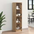 vidaXL Highboard Remeselný dub 35 x 37 x 142 cm Kompozitné drevo