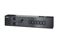 Rozvodná jednotka PDU (na montáž do regálu) - AC 230 V - 1500 VA - vstup: IEC 60320 C14 - výstupné konektory: 7 - 2U - čierna - pre P/N: SMC1500I-2UC, SMC1500IC, SMT1000I-AR, SMT1000IC, SMT1500I-AR, SMT1500R2I-AR