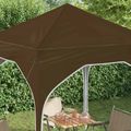 vidaXL Prístrešok na párty 194 x 194 x 245 cm Sivohnedá