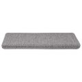 vidaXL Samolepiace nášľapy na schody Sisal 30 ks 65x21x4 cm strieborné