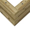 vidaXL Záhradný kvetináč 70x40x23 cm impregnovaná borovica