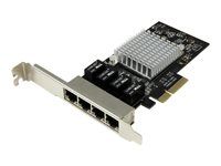 RJ45 Port - Intel i350 Chipset - Ethernet Server / Desktop Network Card - Dual Gigabit NIC Card (ST4000SPEXI) - Sieťový adaptér - PCIe x4 nízky profil - 1GbE - 1000Base-T - čierna - pre P/N: BNDTB10GI, BNDTB210GSFP, BNDTB310GNDP, BNDTB410GSFP, BNDTB4M2E1, BNDTBUSB3142