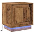 vidaXL Nočný stolík 2 ks Staré drevo 44 x 34,5 x 45 cm