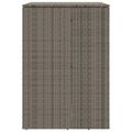 vidaXL Kôš na odpadky Sivá 65 x 80 x 115 cm Polyetylén