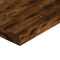 vidaXL Nástenné police 8 ks dymový dub 40x10x1,5 cm kompozitné drevo